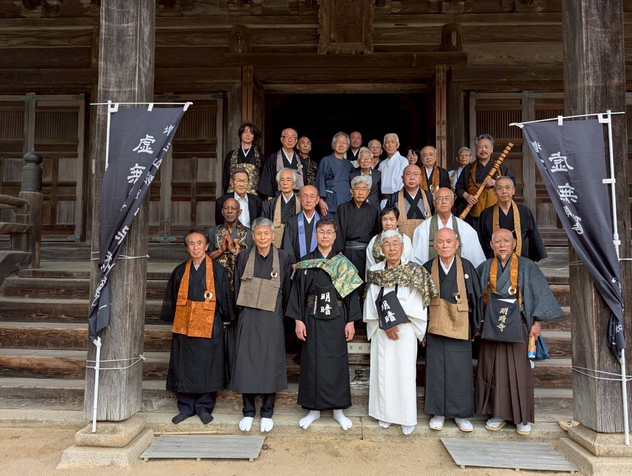 Komuso gathering at Himeji